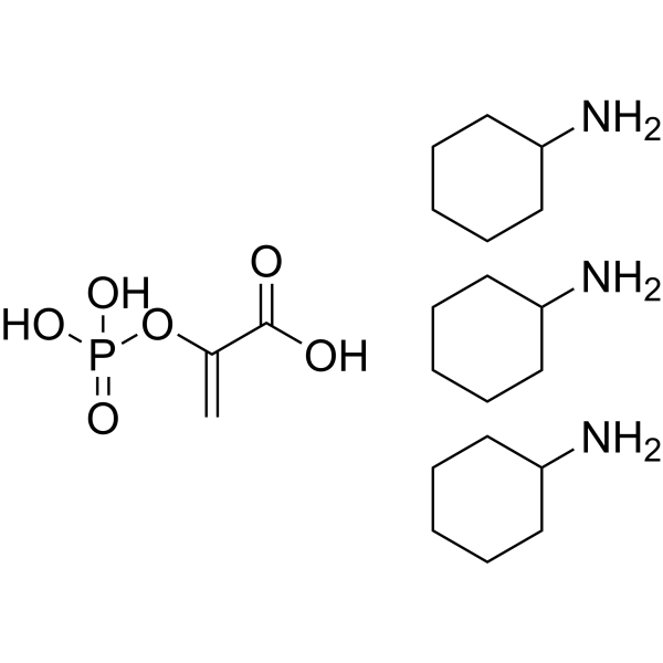 Phosphoenolpyruvic acid tricyclohexylammonium salt 35556-70-8